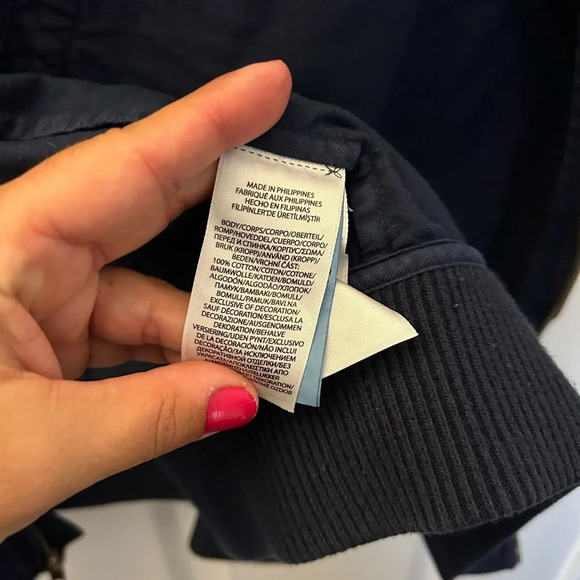 ! Polo By Ralph Lauren  Bomber Navy Blue Jacket Size XL - Picture 5 of 6